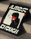 Almost Enough Gece Temalı Tipografik Duvar Tablosu
