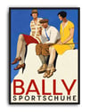 Bally Sportschuhe (1925) – Emil Cardinaux İsviçre Vintage Reklam Posteri