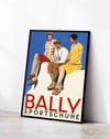 Bally Sportschuhe (1925) – Emil Cardinaux İsviçre Vintage Reklam Posteri