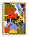 Banana Pop Modern Duvar Tablosu – Renkli Tropikal Abstract Poster