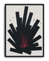 Black Impact Modern Duvar Tablosu – Siyah Krem Minimal Abstract Poster