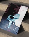 Café au Lait Modern Duvar Tablosu - Mavi Sandalye Fotoğrafik Poster