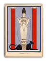 Cartier Panthère (1914) – Georges Barbier Art Deco Vintage Moda İllüstrasyonu Posteri
