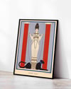 Cartier Panthère (1914) – Georges Barbier Art Deco Vintage Moda İllüstrasyonu Posteri