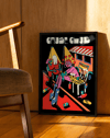 Cause Club Modern Duvar Tablosu – Siyah Kırmızı Gece Hayatı Poster
