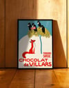 Chocolat de Villars (1905) – Émile Cardinaux İsviçre Vintage Çikolata Reklam Posteri