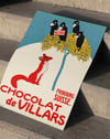 Chocolat de Villars (1905) – Émile Cardinaux İsviçre Vintage Çikolata Reklam Posteri