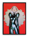 Chrome Doll Modern Duvar Tablosu – Kırmızı Anime Figüratif Poster