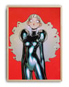 Chrome Doll Modern Duvar Tablosu – Kırmızı Anime Figüratif Poster
