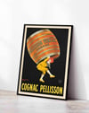 Cognac Pellisson (1907) – Leonetto Cappiello Fransız Vintage Reklam  Posteri