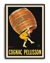 Cognac Pellisson (1907) – Leonetto Cappiello Fransız Vintage Reklam  Posteri