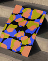 Color Blocks Mavi Turuncu Soyut Desen Duvar Tablosu