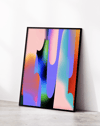 Color Drift Modern Duvar Tablosu – Pastel Akışkan Abstract Poster
