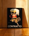 Contratto Champagne (1922) – Leonetto Cappiello İtalyan Art Deco Reklam Posteri