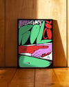 Cool Pool Modern Duvar Tablosu - Yeşil Pembe Grafik Poster