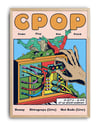 CPOP Modern Duvar Tablosu - Renkli Synth Timsah Grafik Poster