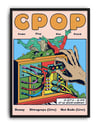 CPOP Modern Duvar Tablosu - Renkli Synth Timsah Grafik Poster