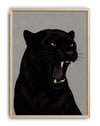 Dark Panther Modern Duvar Tablosu – Siyah Panter Poster