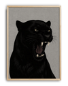 Dark Panther Modern Duvar Tablosu – Siyah Panter Poster