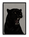 Dark Panther Modern Duvar Tablosu – Siyah Panter Poster
