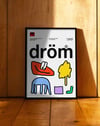 Dröm Modern Grafik Duvar Tablosu - Renkli Mobilya Dizayn Poster