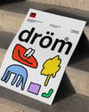 Dröm Modern Grafik Duvar Tablosu - Renkli Mobilya Dizayn Poster