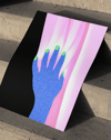 Electric Touch Modern Duvar Tablosu – Mavi El Abstract Poster