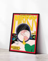 Environment Mirror Modern Duvar Tablosu -  Kırmızı Sarı Dünya Grafik Poster