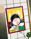 Environment Mirror Modern Duvar Tablosu -  Kırmızı Sarı Dünya Grafik Poster