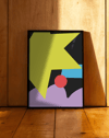 Geometry Pulse Renkli Soyut Geometrik Duvar Tablosu