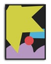 Geometry Pulse Renkli Soyut Geometrik Duvar Tablosu