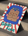 Good Luck Melek Ayıcık Modern Duvar Tablosu - Renkli Figüratif İllüstrasyon Poster