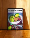 Graphik Magazine (1960) – Alman Mid-Century Grafik Tasarım Dergi Kapağı Posteri 