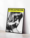 Graphik Magazine (1963) – Horst Melles Alman Mid-Century Grafik Tasarım Dergi Kapağı Posteri