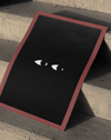 Hidden Eyes Modern Duvar Tablosu – Siyah Kırmızı Minimal Dark Poster