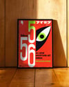 Idea Magazine No.21 (1957) – Hiroshi Ohchi Japon Vintage Grafik Tasarım Posteri