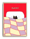 Insomnia Cat Renkli Retro Kedi Duvar Tablosu