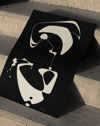 Ivory Void Modern Duvar Tablosu – Siyah Krem Soyut Minimal Poster