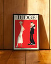 Judge Magazine (1924) – John Held Jr. Amerikan Vintage Dergi Kapağı Posteri 