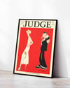 Judge Magazine (1924) – John Held Jr. Amerikan Vintage Dergi Kapağı Posteri 