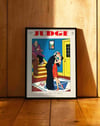 Judge Magazine (1928) – R. B. Fuller Amerikan Art Deco Dergi Kapağı Posteri