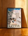 L'Hiver en Suisse (1921) – Émile Cardinaux İsviçre Alpler! Vintage Seyahat Posteri
