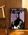 Lightkeeper Modern Duvar Tablosu – Mor Siyah Gotik Poster
