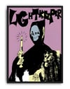 Lightkeeper Modern Duvar Tablosu – Mor Siyah Gotik Poster