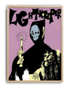 Lightkeeper Modern Duvar Tablosu – Mor Siyah Gotik Poster