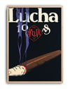 Lucha Cigars (1919) – Lucian Bernhard Alman Vintage Puro Reklam Posteri