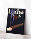 Lucha Cigars (1919) – Lucian Bernhard Alman Vintage Puro Reklam Posteri