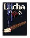Lucha Cigars (1919) – Lucian Bernhard Alman Vintage Puro Reklam Posteri