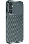 Mey İthalat®  Samsung Galaxy A26 Kılıf Auto Focus Karbon Kapak - Koyu Yeşil