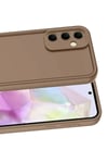 Mey İthalat®  Samsung Galaxy A56 Kılıf Viera Silikon - Kahverengi